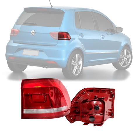 Lanterna Traseira Fox 2016 2017 Canto Cristal Original (Arteb) Direito Menor preço em Lanterna Traseira Fox 2016 2017 Canto Cristal Original (Arteb) Direito