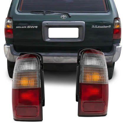 Lanterna Traseira Hilux SW4 1996 1997 1998 1999 2000 Bicolor Cristal - Prime Menor preço em Lanterna Traseira Hilux SW4 1996 1997 1998 1999 2000 Bicolor Cristal - Prime