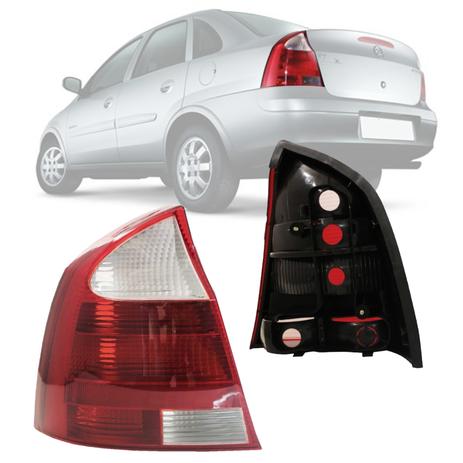 Lanterna Traseira Original Corsa Sedan 2003 2004 2005 2006 2007 Ré Branca Esquerdo - Arteb Menor preço em Lanterna Traseira Original Corsa Sedan 2003 2004 2005 2006 2007 Ré Branca Esquerdo - Arteb