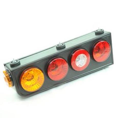 Lanterna traseira randon led 24v le diamantada com lanterna lateral - Gf Menor preço em Lanterna traseira randon led 24v le diamantada com lanterna lateral - Gf