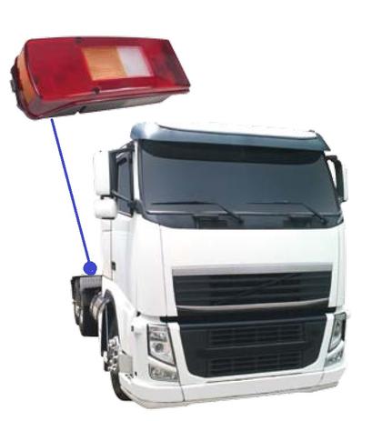 LANTERNA TRASEIRA SEM VIGIA LD VOLVO FH 5 FUNÇÕES POSIÇÃO FREIO PISCA RÉ E REFLETIVO Fo - Pradolux Menor preço em LANTERNA TRASEIRA SEM VIGIA LD VOLVO FH 5 FUNÇÕES POSIÇÃO FREIO PISCA RÉ E REFLETIVO Fo - Pradolux