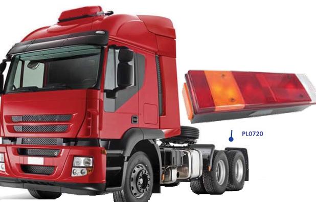 Lanterna traseira tipo iveco cursor com vigia com 4 parafusos possui 5 funções - Pradolux Menor preço em Lanterna traseira tipo iveco cursor com vigia com 4 parafusos possui 5 funções - Pradolux