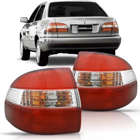 Lanterna Traseira Toyota Corolla 1998 A 2002 Canto - Sp acessórios Menor preço em Lanterna Traseira Toyota Corolla 1998 A 2002 Canto - Sp acessórios