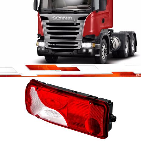 Lanterna traseira vermelho scania série 4 com vigia com conector lente sl246 tipo original - Sinalsul Menor preço em Lanterna traseira vermelho scania série 4 com vigia com conector lente sl246 tipo original - Sinalsul
