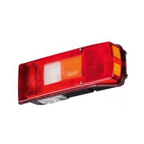 Lanterna traseira vermelho scania volvo com conector com vigia - Sinalsul Menor preço em Lanterna traseira vermelho scania volvo com conector com vigia - Sinalsul