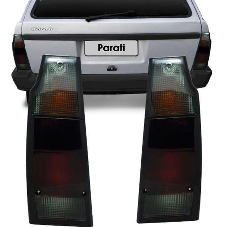 Lanterna Traseira Vw Parati Saveiro Quadrada 1987 a 1995 Fumê Lado Direito - Ht componentes Menor preço em Lanterna Traseira Vw Parati Saveiro Quadrada 1987 a 1995 Fumê Lado Direito - Ht componentes