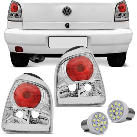 Lanterna Trasseira Cristal Arteb Gol G2 + 2 Lâmpadas Traseiras Luz Ré Branca 12 LEDs - Prime Menor preço em Lanterna Trasseira Cristal Arteb Gol G2 + 2 Lâmpadas Traseiras Luz Ré Branca 12 LEDs - Prime