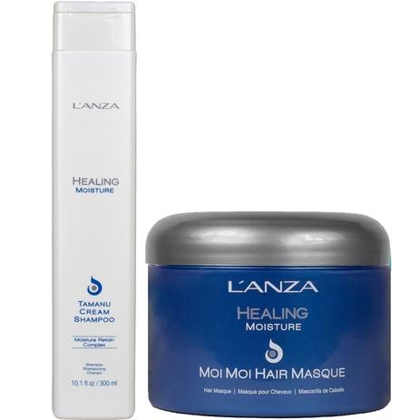 Lanza Kit Tratamento Healing Moisture Duo Menor preço em Lanza Kit Tratamento Healing Moisture Duo