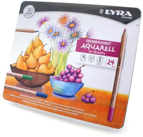 Lápis Aquarela Rembrandt Aquarell Estojo com 24 Cores Ref.2011240 Lyra Menor preço em Lápis Aquarela Rembrandt Aquarell Estojo com 24 Cores Ref.2011240 Lyra