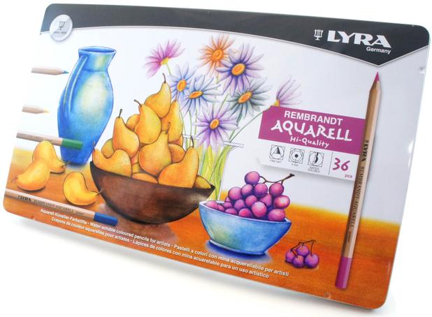 Lápis Aquarela Rembrandt Aquarell Estojo com 36 Cores Ref.2011360 Lyra Menor preço em Lápis Aquarela Rembrandt Aquarell Estojo com 36 Cores Ref.2011360 Lyra