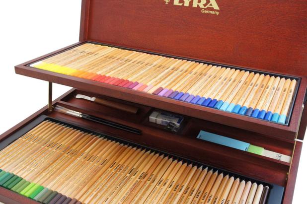 Lápis Aquarela Rembrandt Aquarell Estojo de Madeira Atelier com 100 Lápis + 5 Acessórios Ref.2014200 Lyra Menor preço em Lápis Aquarela Rembrandt Aquarell Estojo de Madeira Atelier com 100 Lápis + 5 Acessórios Ref.2014200 Lyra