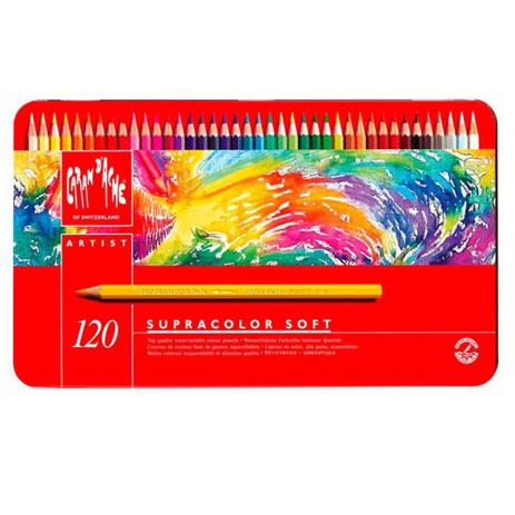 Lápis Aquarela Supracolor 120 Cores - Caran dache Menor preço em Lápis Aquarela Supracolor 120 Cores - Caran dache