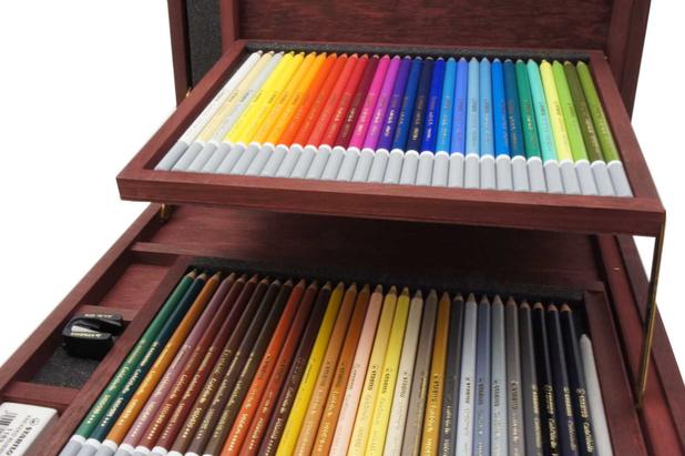 Lápis Carvão Colorido Carbothello Estojo de Madeira com 60 cores Stabilo Menor preço em Lápis Carvão Colorido Carbothello Estojo de Madeira com 60 cores Stabilo