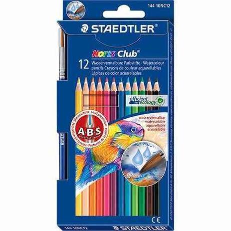 Lápis De Cor 12 Cores Aquarela Staedtler Menor preço em Lápis De Cor 12 Cores Aquarela Staedtler