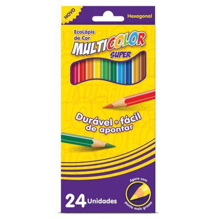 Lápis de cor 24 cores 10.3003 - Multicolor - Faber-castell Menor preço em Lápis de cor 24 cores 10.3003 - Multicolor - Faber-castell
