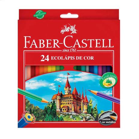 Lápis de Cor 24 Cores Faber-castell - Faber Castell é boa?