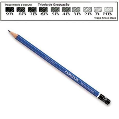 Lápis Grafite Graduado Lumograph Staedtler Menor preço em Lápis Grafite Graduado Lumograph Staedtler
