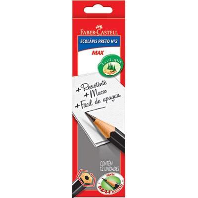 Lápis Grafite Max Sem Borracha Com 12 Unidades 1205SM/12 Faber Castell é boa?