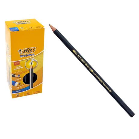 Lápis preto n.2 bic evolution redondo hb caixa com 72 lapis - bic brasil Menor preço em Lápis preto n.2 bic evolution redondo hb caixa com 72 lapis - bic brasil