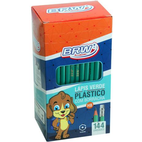 Lapis preto n.2 brw sextav.hb caixa com 144 lápis com borracha - brw Menor preço em Lapis preto n.2 brw sextav.hb caixa com 144 lápis com borracha - brw