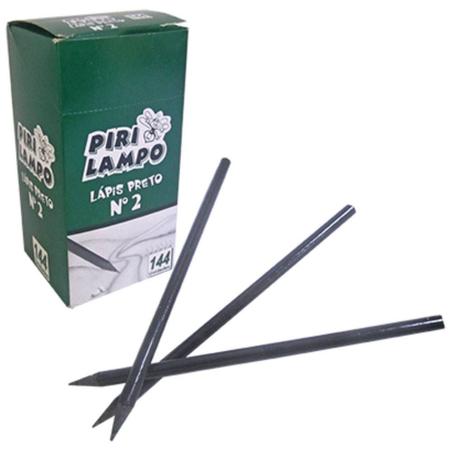 Lápis preto nº 2 Pirilampo caixa com 144 unidades - Produto nacional Menor preço em Lápis preto nº 2 Pirilampo caixa com 144 unidades - Produto nacional