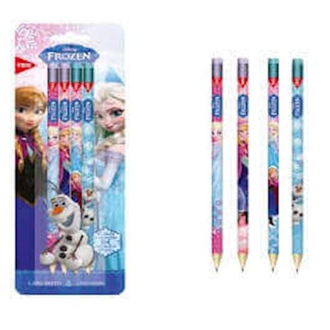 Menor preço em Lapis Preto Sextavado Decorado Frozen Unidades Tris