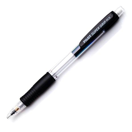 Lapiseira 0.5 Super Grip Preta Pilot Menor preço em Lapiseira 0.5 Super Grip Preta Pilot