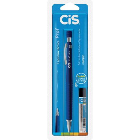 Lapiseira 0.5mm Cis Prof Azul com Grafite Sertic Menor preço em Lapiseira 0.5mm Cis Prof Azul com Grafite Sertic