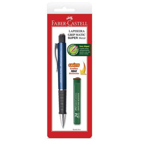 Lapiseira 0.7 MM Grip Matic Super Metal blist - SM07GMS - com 1 unidade - Faber-Castell Menor preço em Lapiseira 0.7 MM Grip Matic Super Metal blist - SM07GMS - com 1 unidade - Faber-Castell