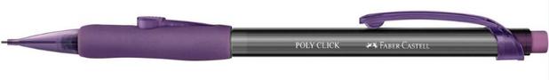 Lapiseira 0.7 Poly Click Mix Roxa Faber-castell - Faber castell Menor preço em Lapiseira 0.7 Poly Click Mix Roxa Faber-castell - Faber castell