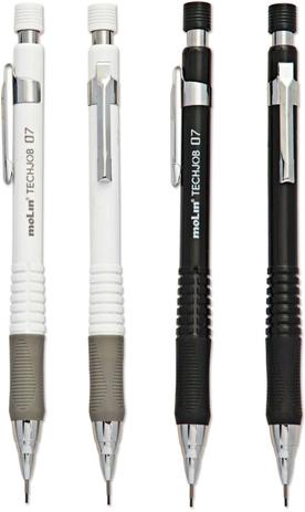Lapiseira 0.7MM TEC JOB C/BORRACHA e GRIP EMBO Molin Menor preço em Lapiseira 0.7MM TEC JOB C/BORRACHA e GRIP EMBO Molin