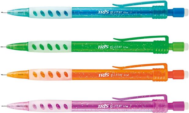 Lapiseira 0.7MM TRIS Glitter Cores Sortidas Summit Menor preço em Lapiseira 0.7MM TRIS Glitter Cores Sortidas Summit