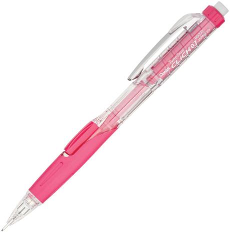 Lapiseira 0.7MM TWIST-ERASE CLICK PINK TRANSP. Pentel Menor preço em Lapiseira 0.7MM TWIST-ERASE CLICK PINK TRANSP. Pentel