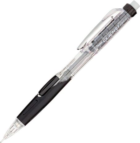 Lapiseira 0.7MM TWIST-ERASE CLICK Preta TRANSP Pentel Menor preço em Lapiseira 0.7MM TWIST-ERASE CLICK Preta TRANSP Pentel