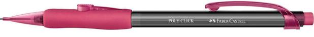 Lapiseira Faber Castell Poly Click 0.5 mm Rosa LP05CLICKR Menor preço em Lapiseira Faber Castell Poly Click 0.5 mm Rosa LP05CLICKR