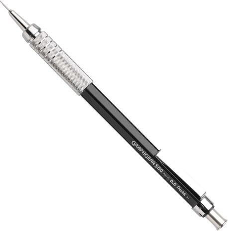 Lapiseira Graphgear 500 0,5 mm Ref.PG525-A Pentel Menor preço em Lapiseira Graphgear 500 0,5 mm Ref.PG525-A Pentel