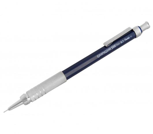 Lapiseira Pentel 0.7mm Graphgear 500 Azul Menor preço em Lapiseira Pentel 0.7mm Graphgear 500 Azul