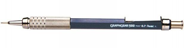 Lapiseira Pentel Graphgear 500 0.7mm Azul Menor preço em Lapiseira Pentel Graphgear 500 0.7mm Azul