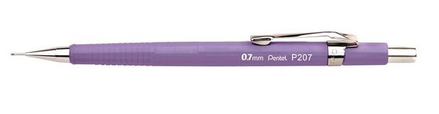 Lapiseira Pentel P207 0.7 Lilás Menor preço em Lapiseira Pentel P207 0.7 Lilás