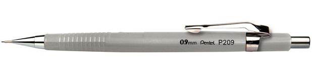 Lapiseira Pentel P209 0.9mm Prata Menor preço em Lapiseira Pentel P209 0.9mm Prata
