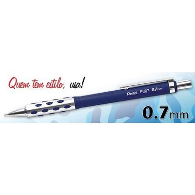 Menor preço em Lapiseira Pentel P367-0,7mm - Azul