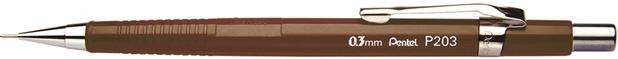 Lapiseira Pentel Sharp - P200 0.3 mm Marrom SM/P203-E Menor preço em Lapiseira Pentel Sharp - P200 0.3 mm Marrom SM/P203-E