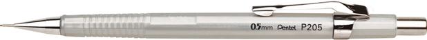 Lapiseira Pentel Sharp - P200 0.5 mm Prata SM/P205-Z Menor preço em Lapiseira Pentel Sharp - P200 0.5 mm Prata SM/P205-Z