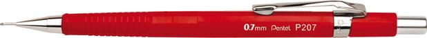 Lapiseira Pentel Sharp - P200 0.7 mm Vermelho SM/P207-FR Menor preço em Lapiseira Pentel Sharp - P200 0.7 mm Vermelho SM/P207-FR