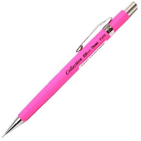 Lapiseira Pentel Sharp P209 Rosa Neon Fluorescente 0,9mm Menor preço em Lapiseira Pentel Sharp P209 Rosa Neon Fluorescente 0,9mm