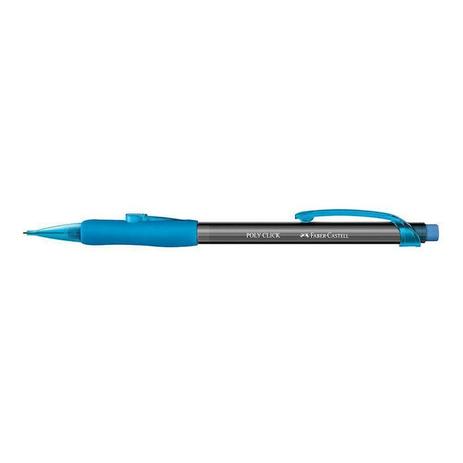 Lapiseira Poly Click 0.7mm Azul Faber Castell - Faber-castell Menor preço em Lapiseira Poly Click 0.7mm Azul Faber Castell - Faber-castell