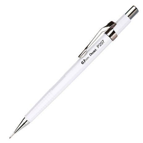 Menor preço em Lapiseira Técnica Pentel Branca  Sharp P207 de 0.7mm P207-W