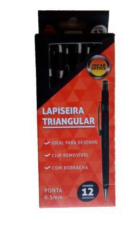 Lapiseira Triangular Tecnica 0,5mm Preto C/12 Jocar Office Menor preço em Lapiseira Triangular Tecnica 0,5mm Preto C/12 Jocar Office