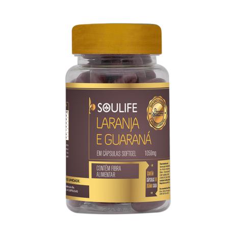 Laranja e Guaraná 1050mg - 120 Cáps - Soulife Menor preço em Laranja e Guaraná 1050mg - 120 Cáps - Soulife