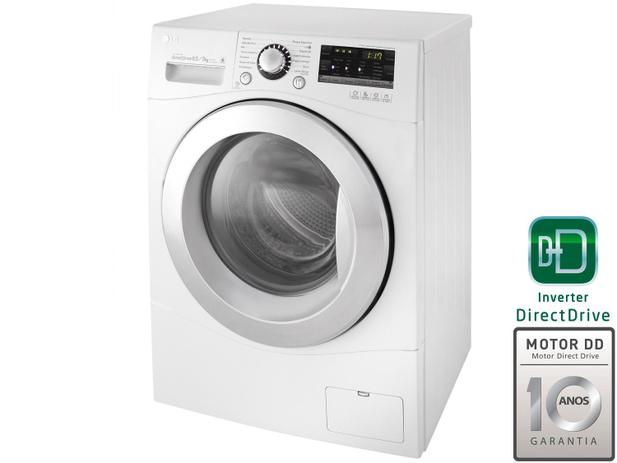 Lava e Seca LG WD1485AT 8,5Kg Àgua Quente/Fria - c/ Inverter Direct Drive 6 Motion e Painel Touch